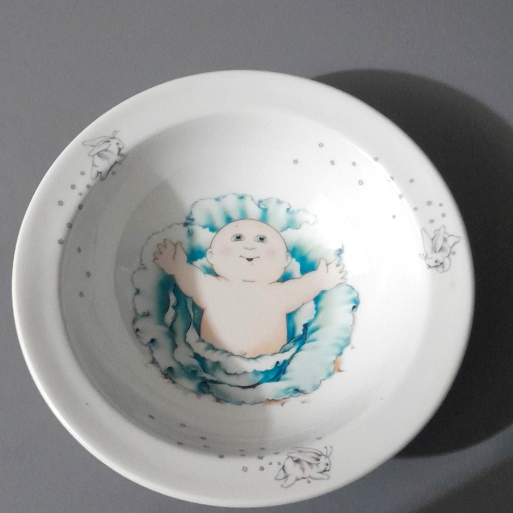 Vintage 1984 cabbage patch kids bowl